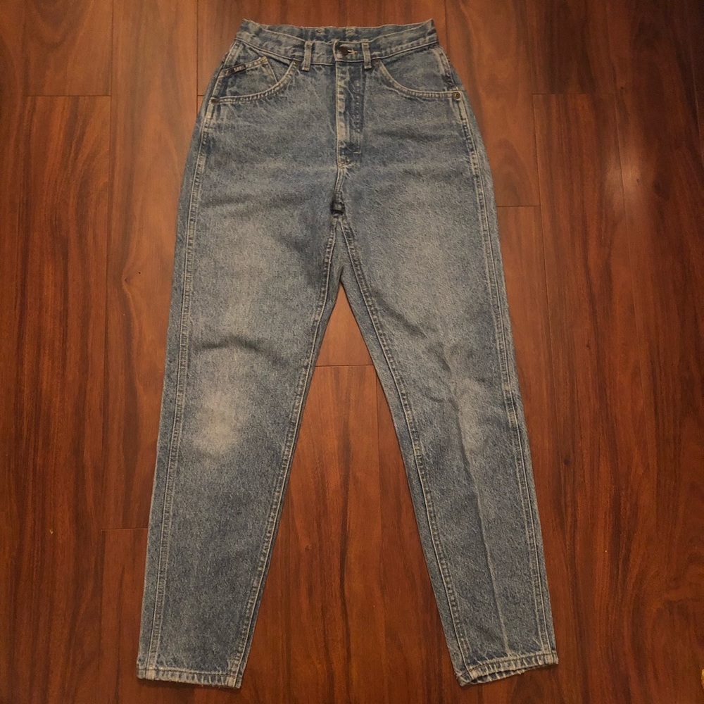Vintage 90s womans Lee high waist Denim blue jeans